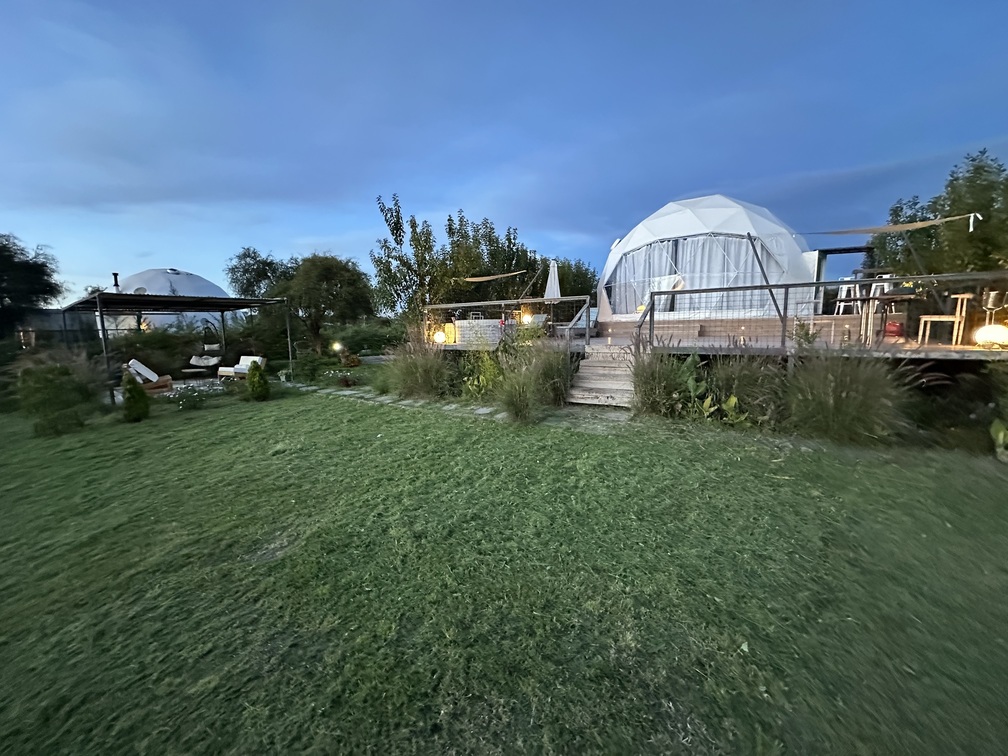 Kapiti Glamping Dome Interior